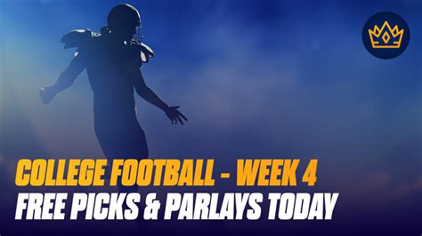Free College Football Picks, Predictions & Parlays.